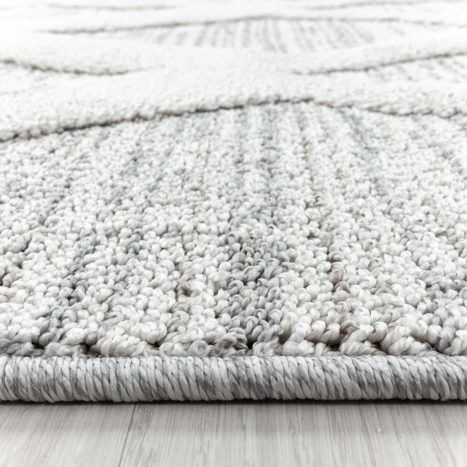 Modern Designer Elegante Teppich, Hoch-Tief Effekt 3D Boho Teppich, Pflegeleicht