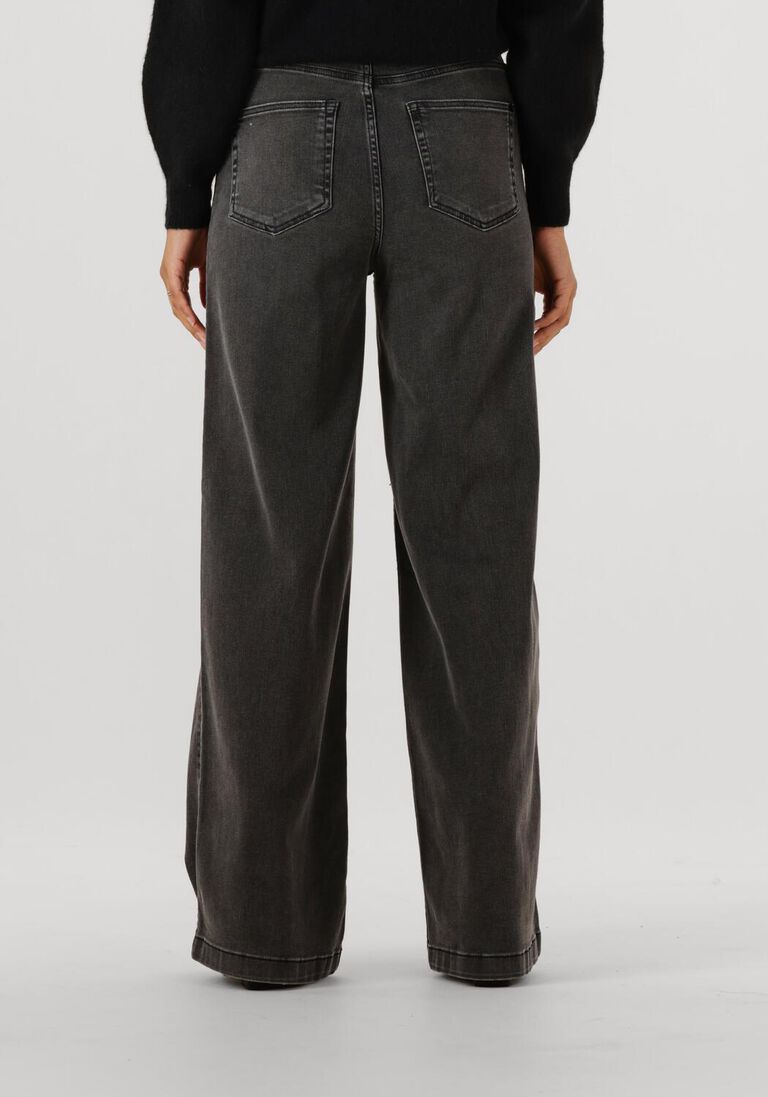 donkergrijze mos mosh wide jeans mmcolette deluxe jeans