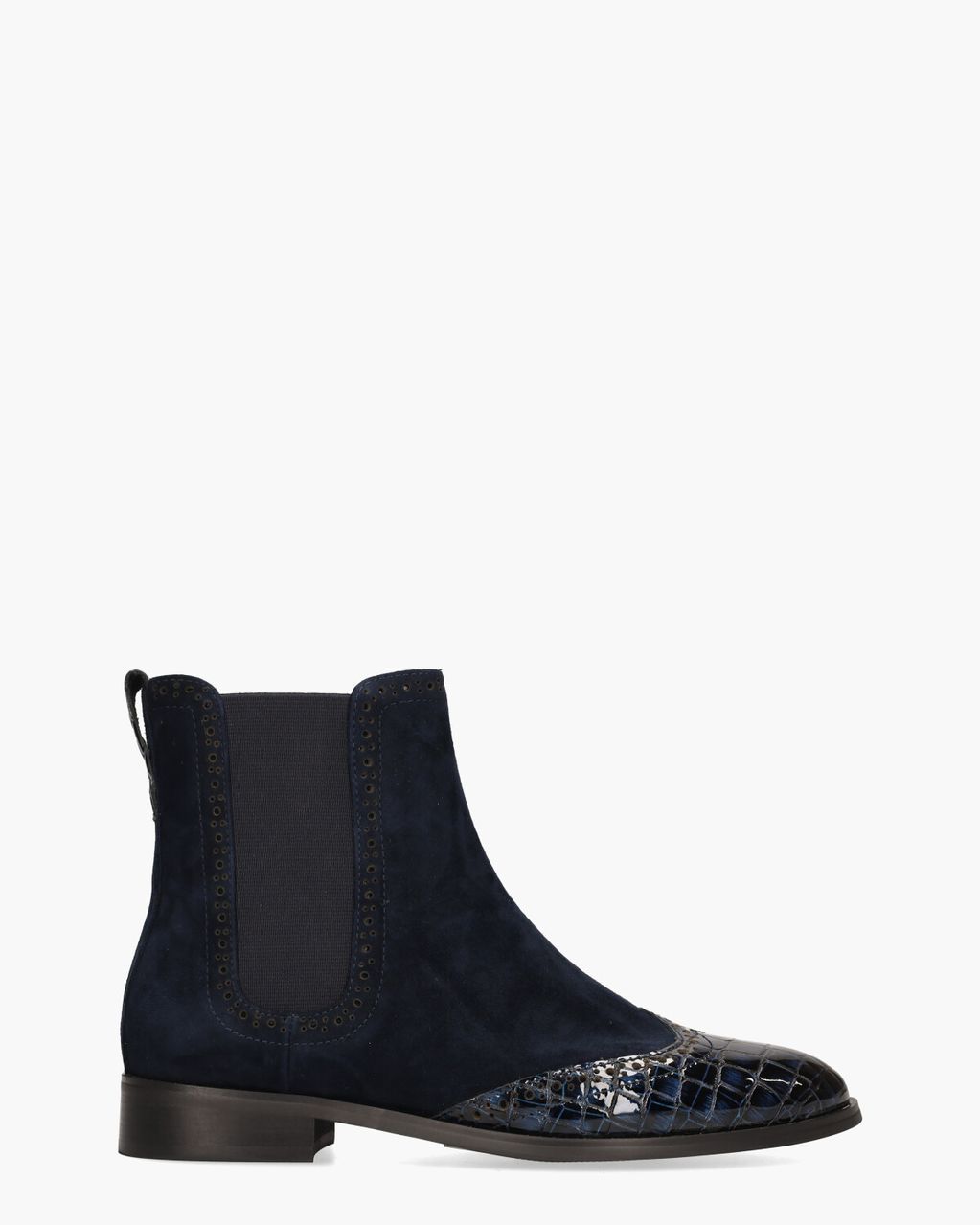 Di Lauro Sheralyn Donkerblauw Dames Chelseaboots