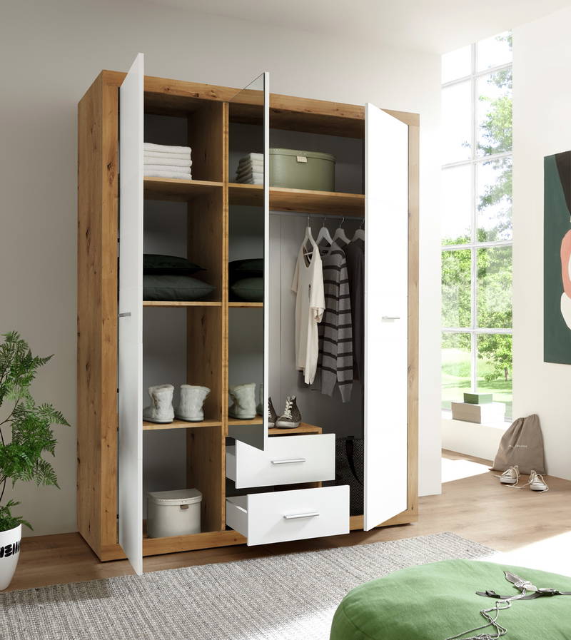 Z2 Drehtürenschrank 3-türig STONE