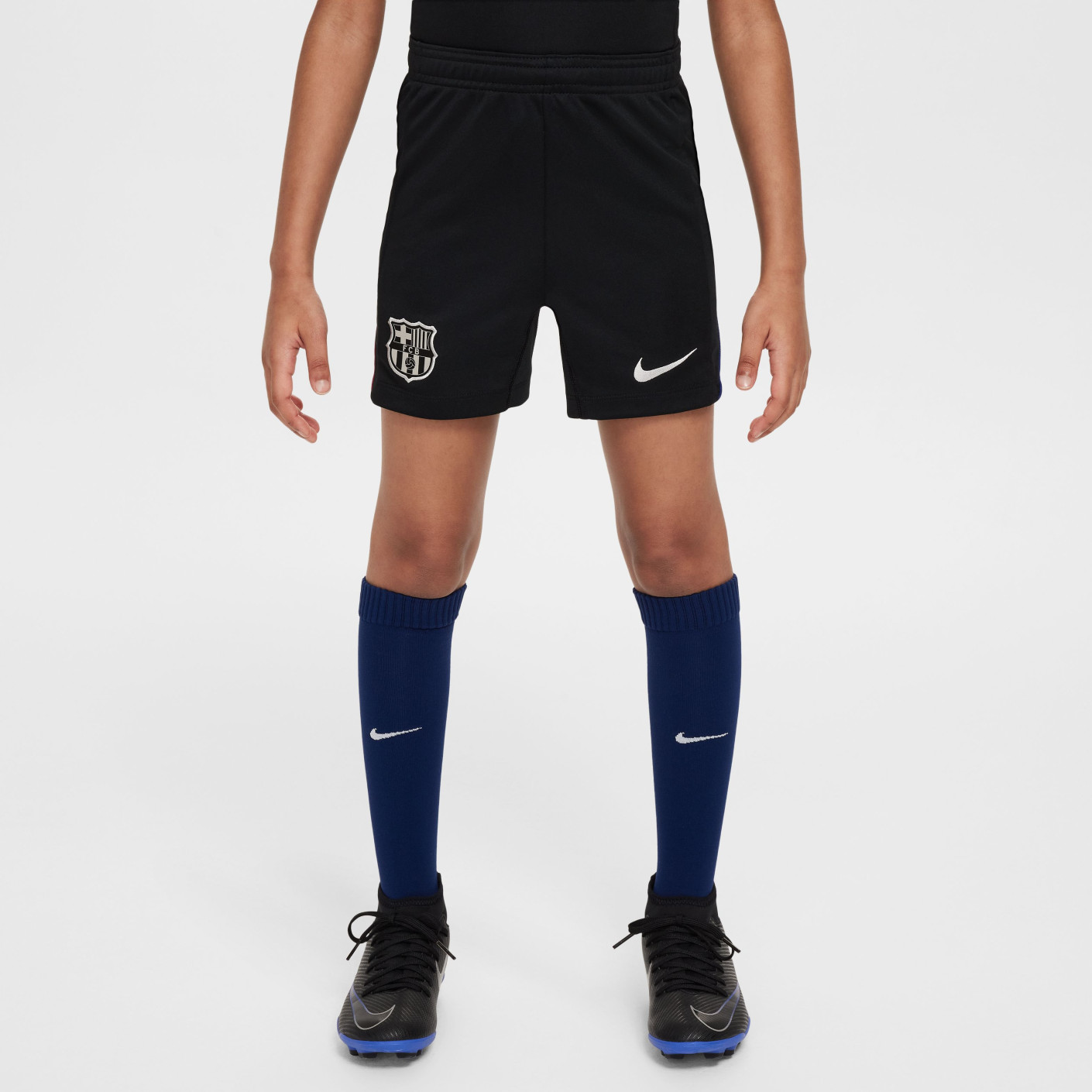 Nike FC Barcelona Academy Pro Trainingsbroekje 2024-2025 Kleuters Zwart Wit Rood Blauw
