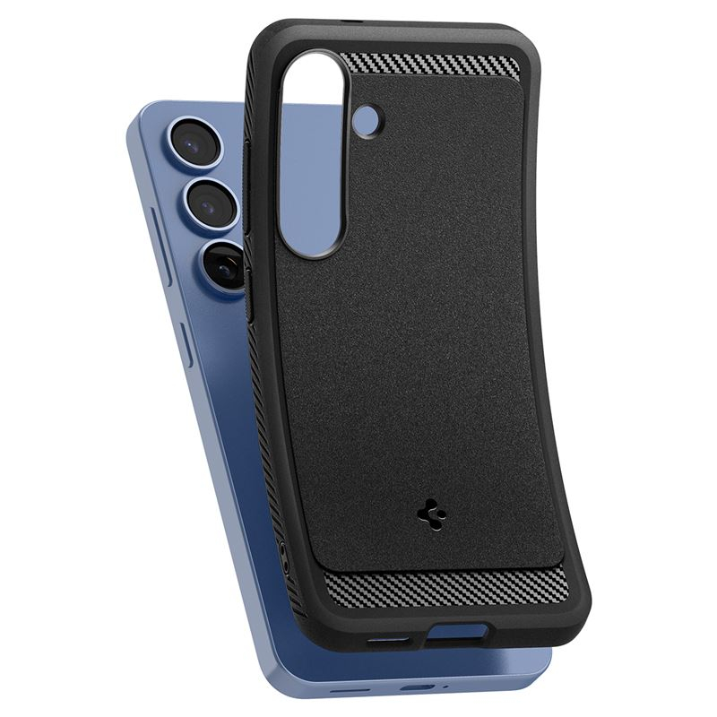 Samsung Galaxy S25 Rugged Armor Case Hülle MagSafe-Modul (ACS08998) - Schwarz (Matt)