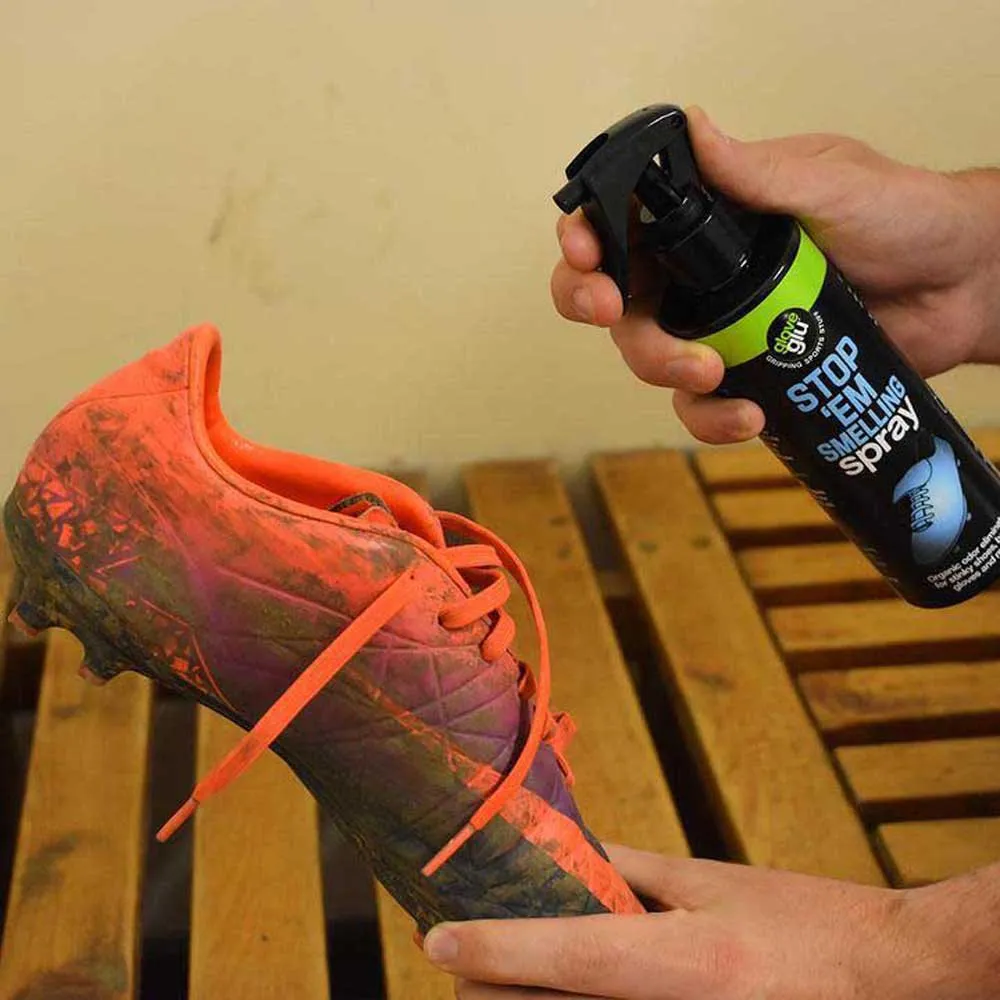 Glove glu Stop 'em Smelling Spray Removedor de Odores Orgânico para Sapatos, Luvas e Mais com Mau Cheiro 250ml
