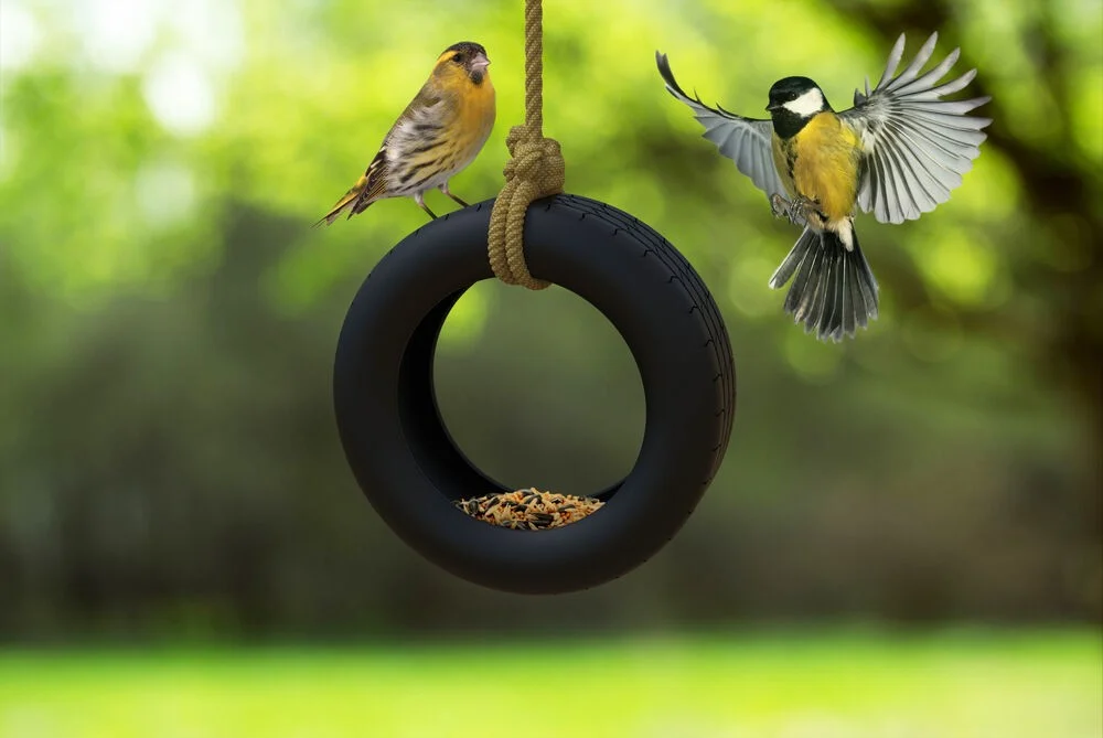 Winkee - Foderbræt - Tyre Bird Feeder