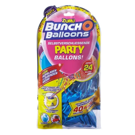 Zuru Bunch O Balloons PARTY Refill 24 Balloons unifarben, sortiert