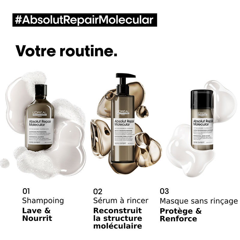 Shampooing réparateur Absolut Repair Molecular 500ml
