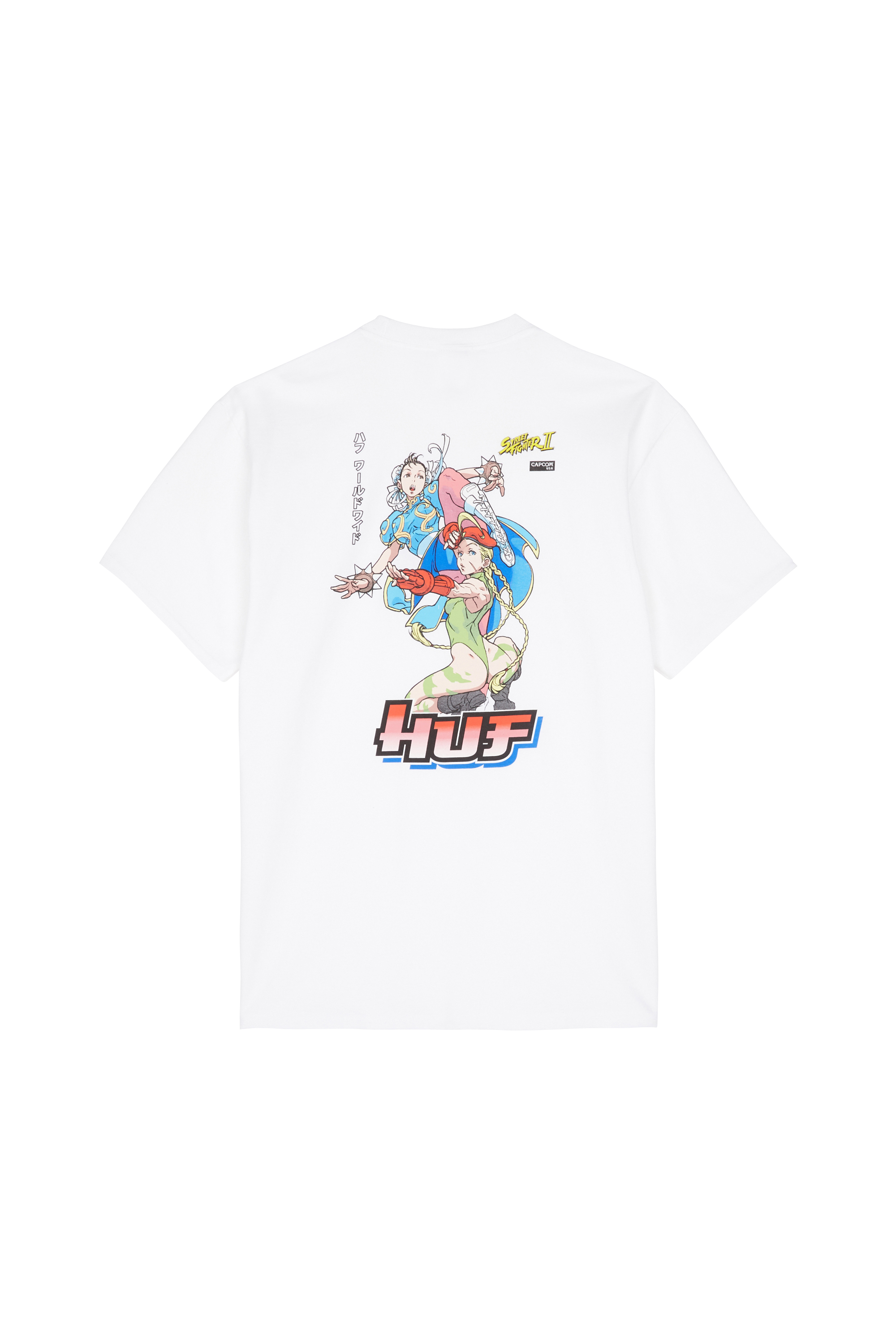 HUF T-shirt Huf x Street fighter HUF T-SHIRT CHUN-LI & CAMMY SS WHITE Blanc