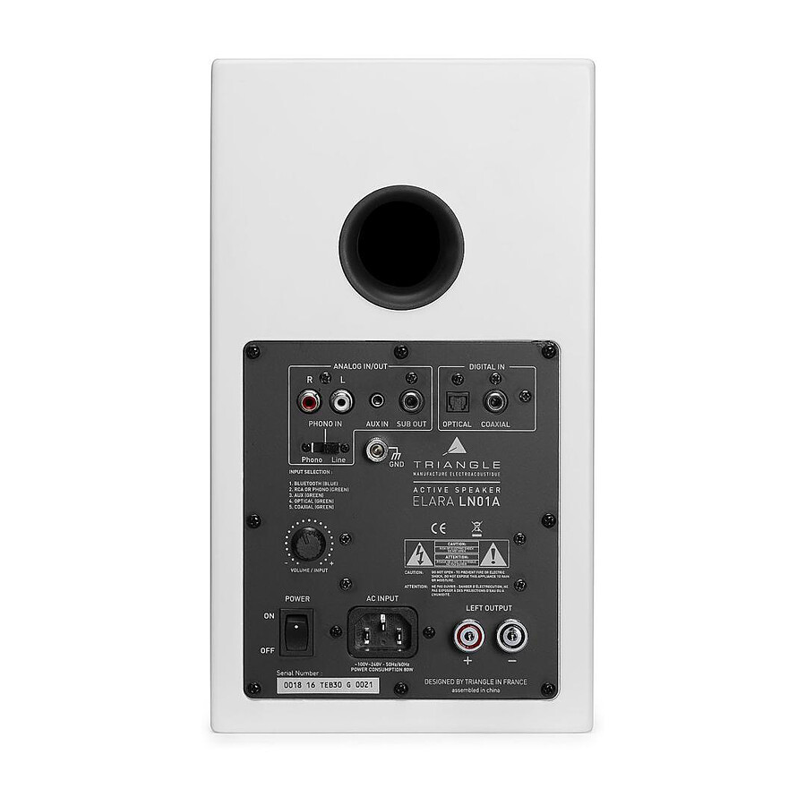 Muse MT-105 B + Triangle Elara LN01A Blanc mat