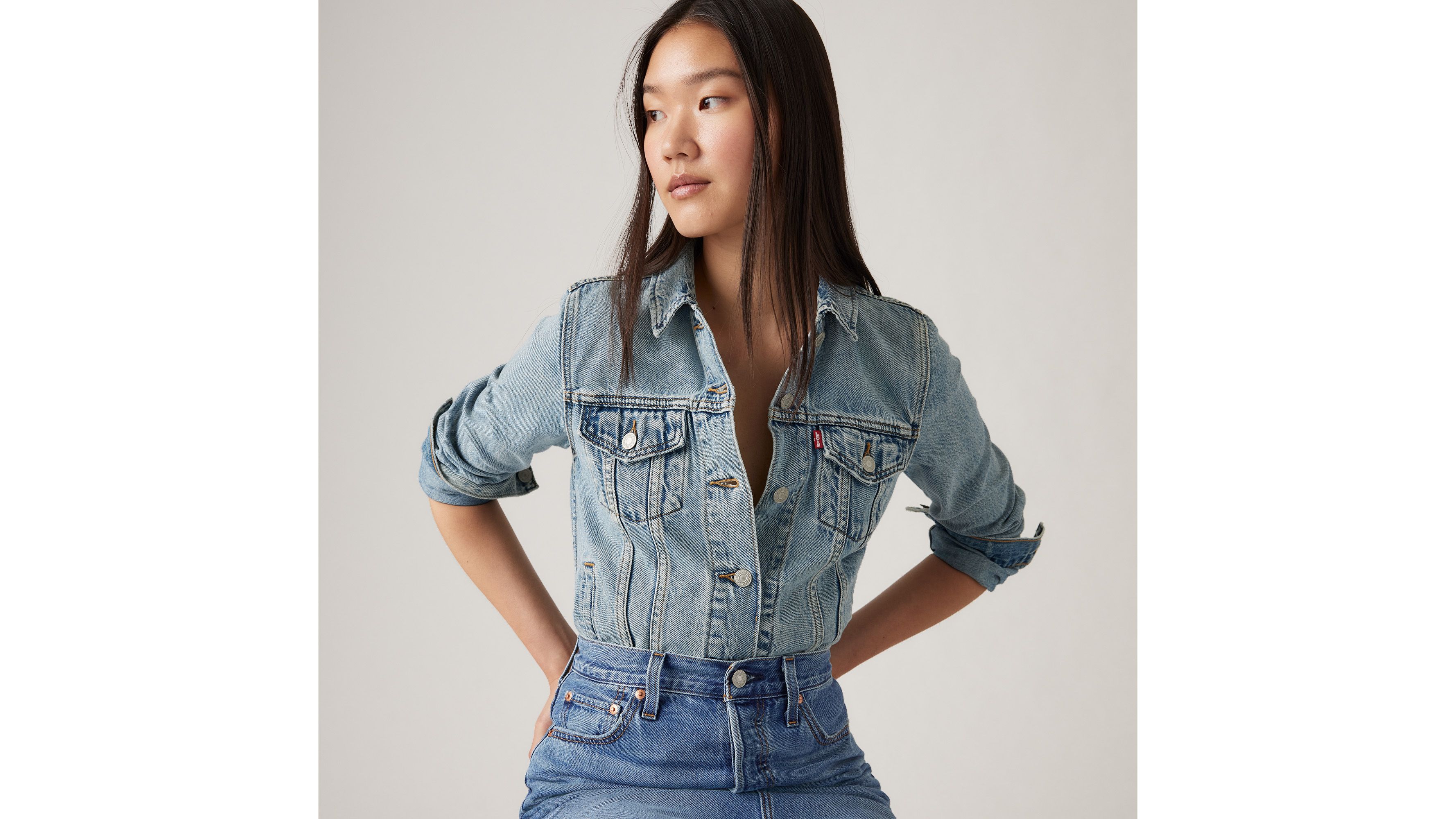 Veste Veste Trucker Original - All Mine - Bleu