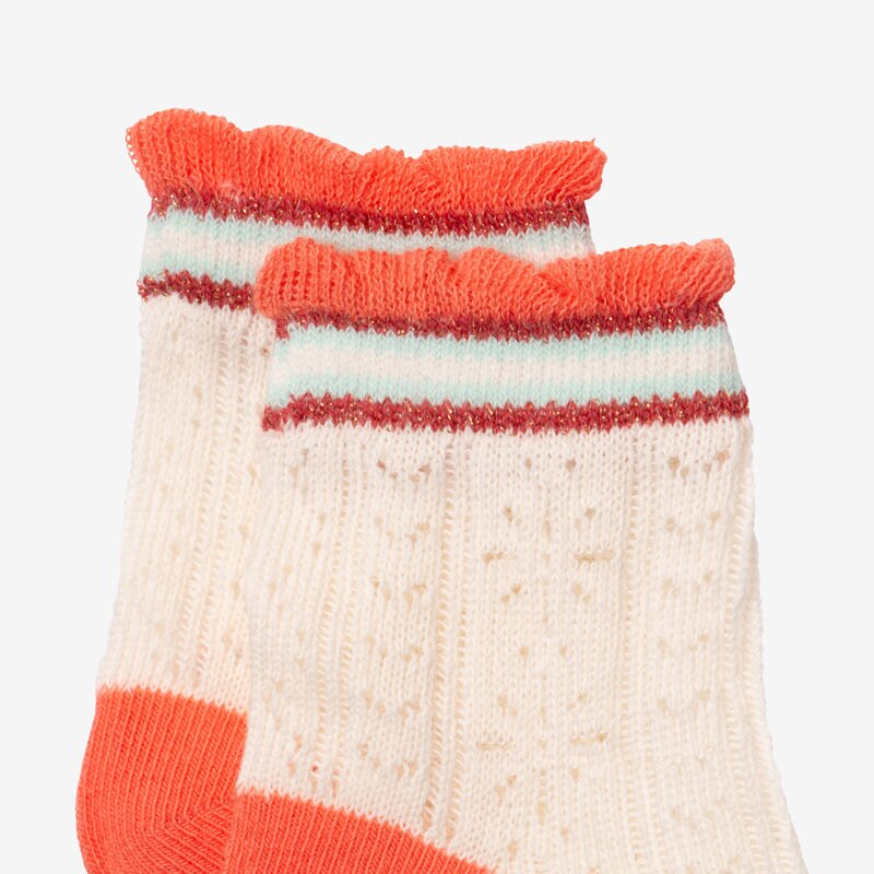 Chaussettes bébé fille ajourées blanches Catimini Blanc