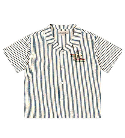 Konges Sløjd Hemd - Elliot - Stripe Blue