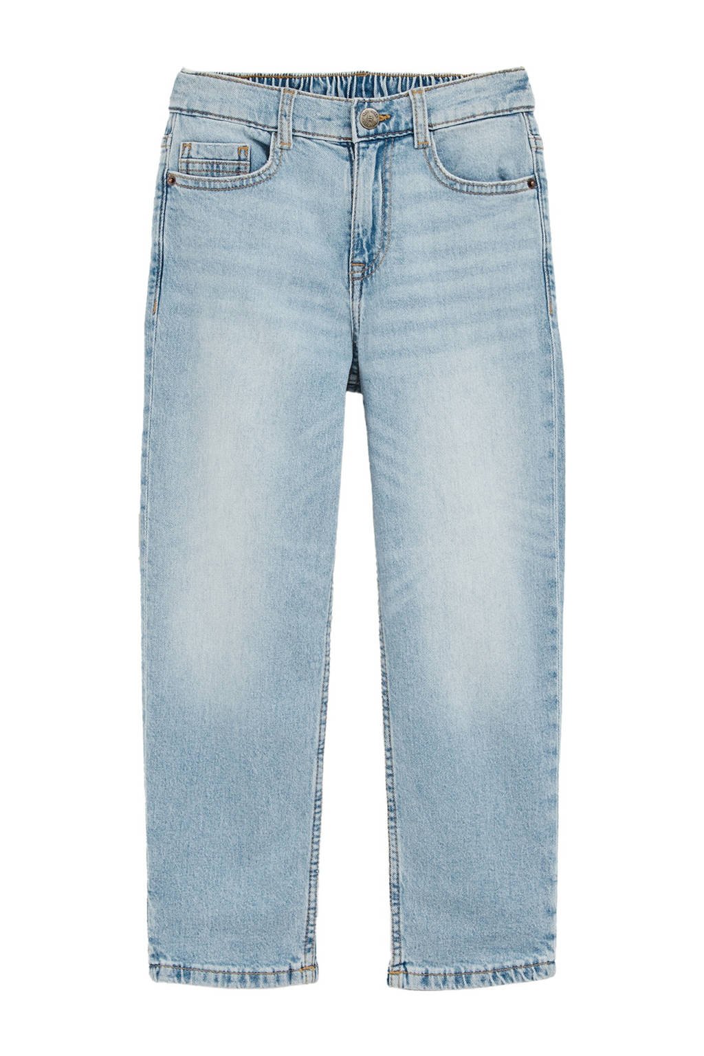 WE Fashion Blue Ridge waist loose fit jeans light blue denim
