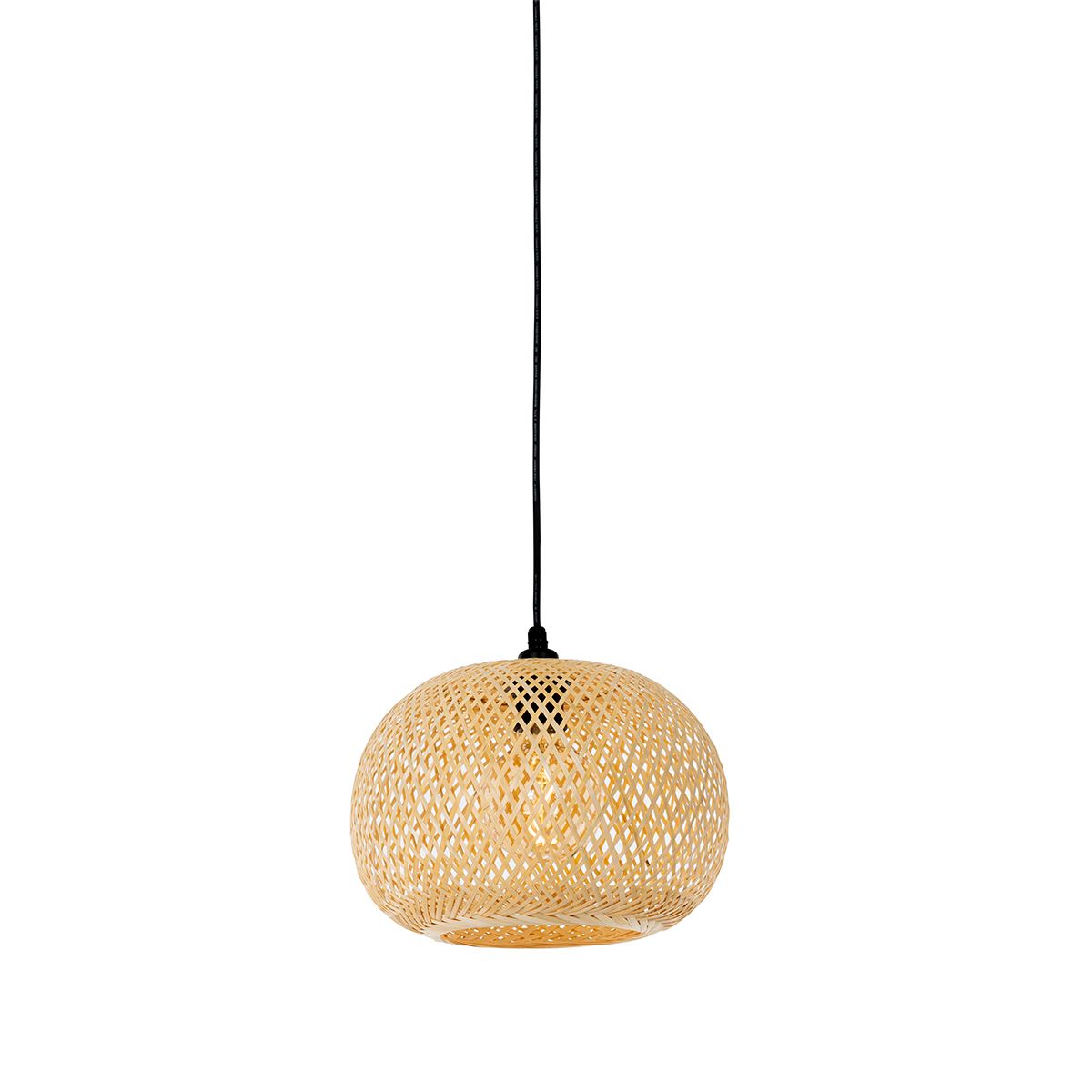 Oosterse buiten hanglamp bamboe 3-lichts IP44 - Rafael