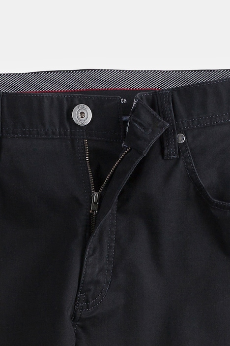 Twillhose, Superblack-Färbung, Komfortbund, Regular Fit