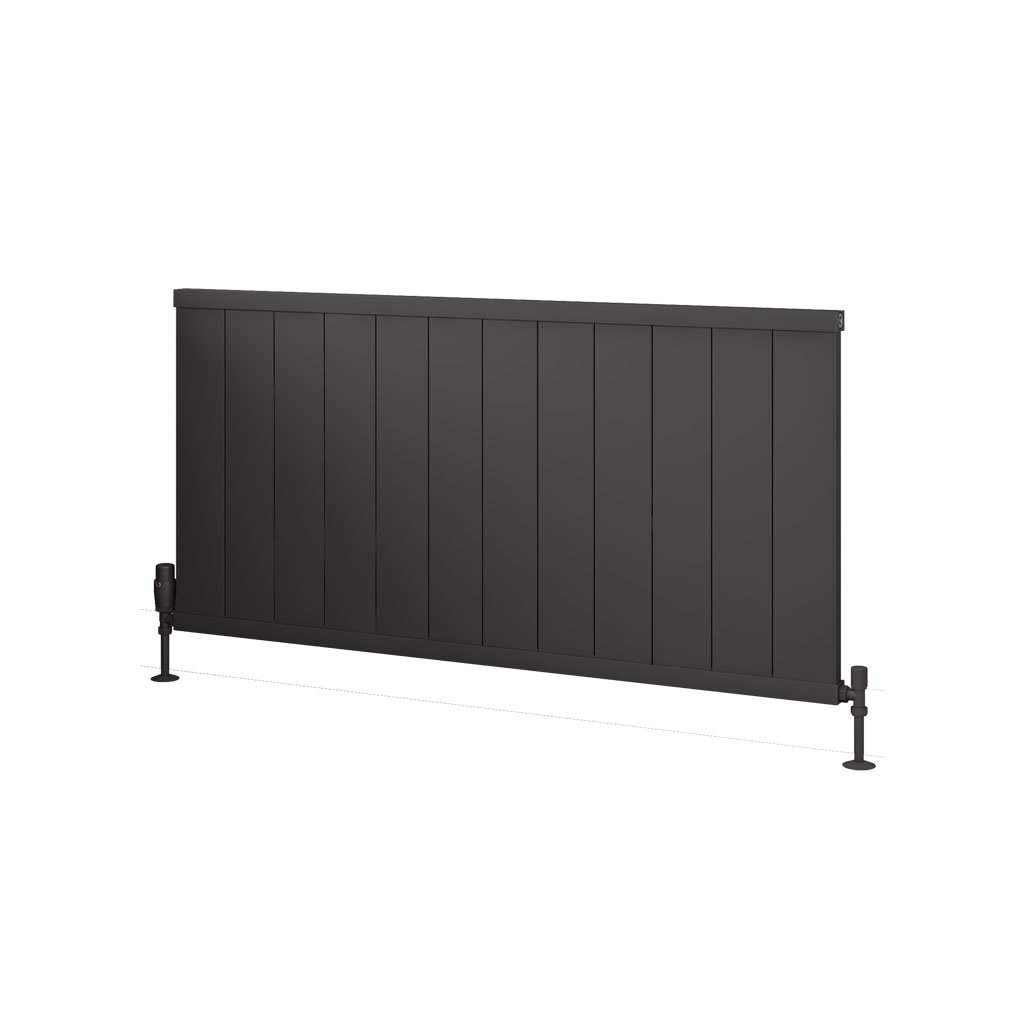 Eastbrook Kingswood paneelradiator 120x60cm 1277W antraciet mat