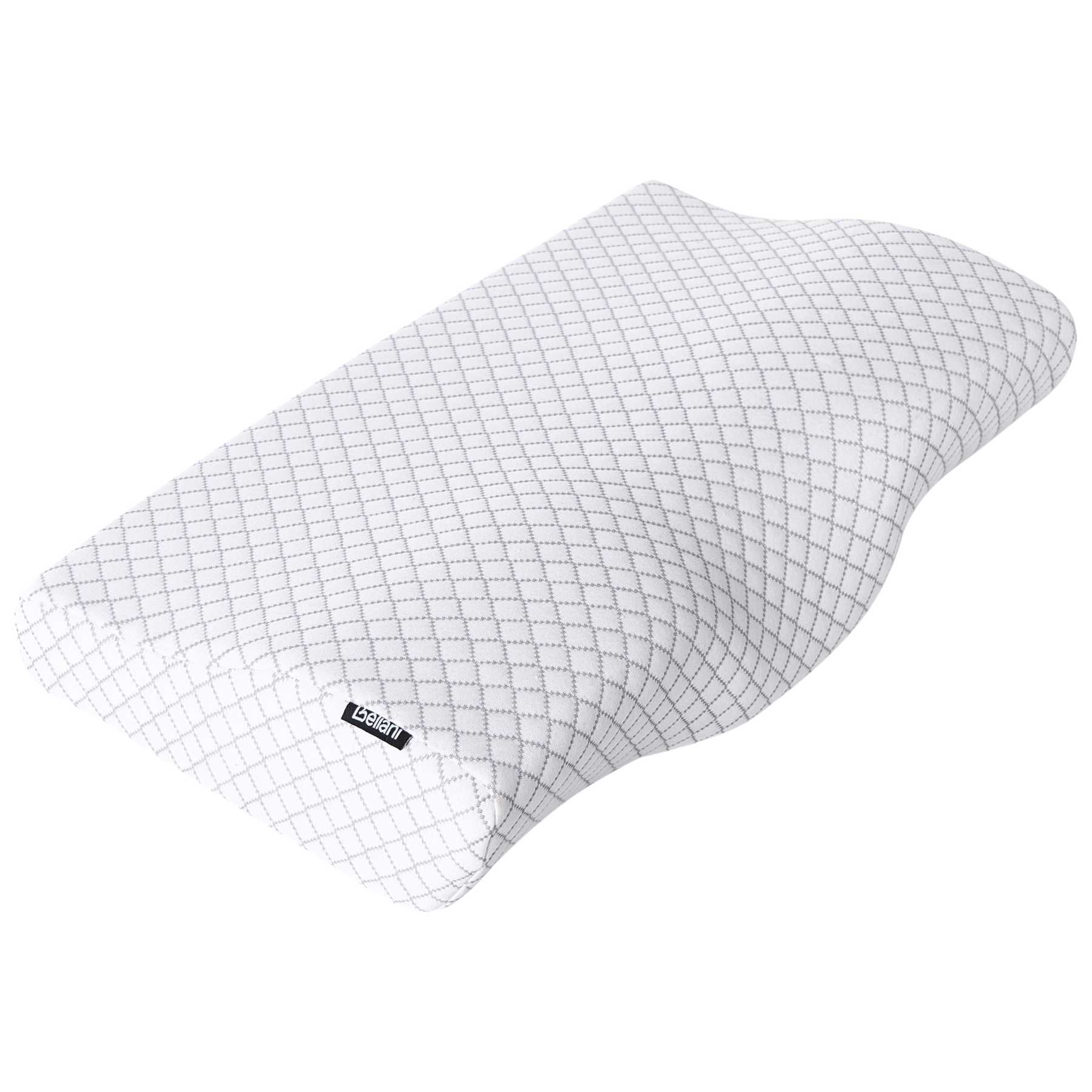 Beliani-ELGON-Hoofdkussen traagschuim-Wit-50 x 30 cm-Traagschuim