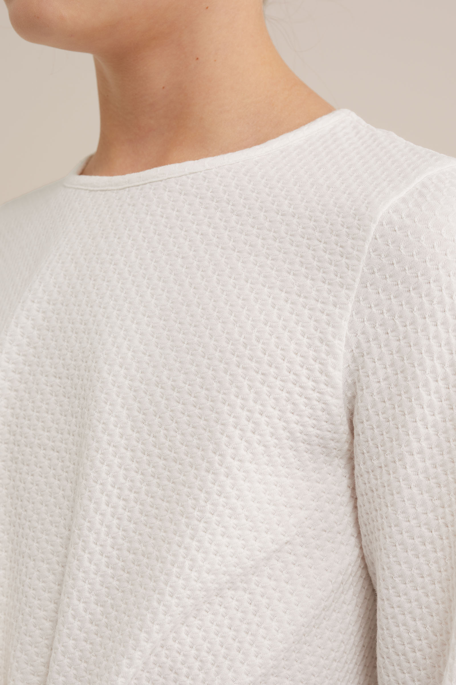 Meisjes T-shirt met structuur WE Fashion Wit