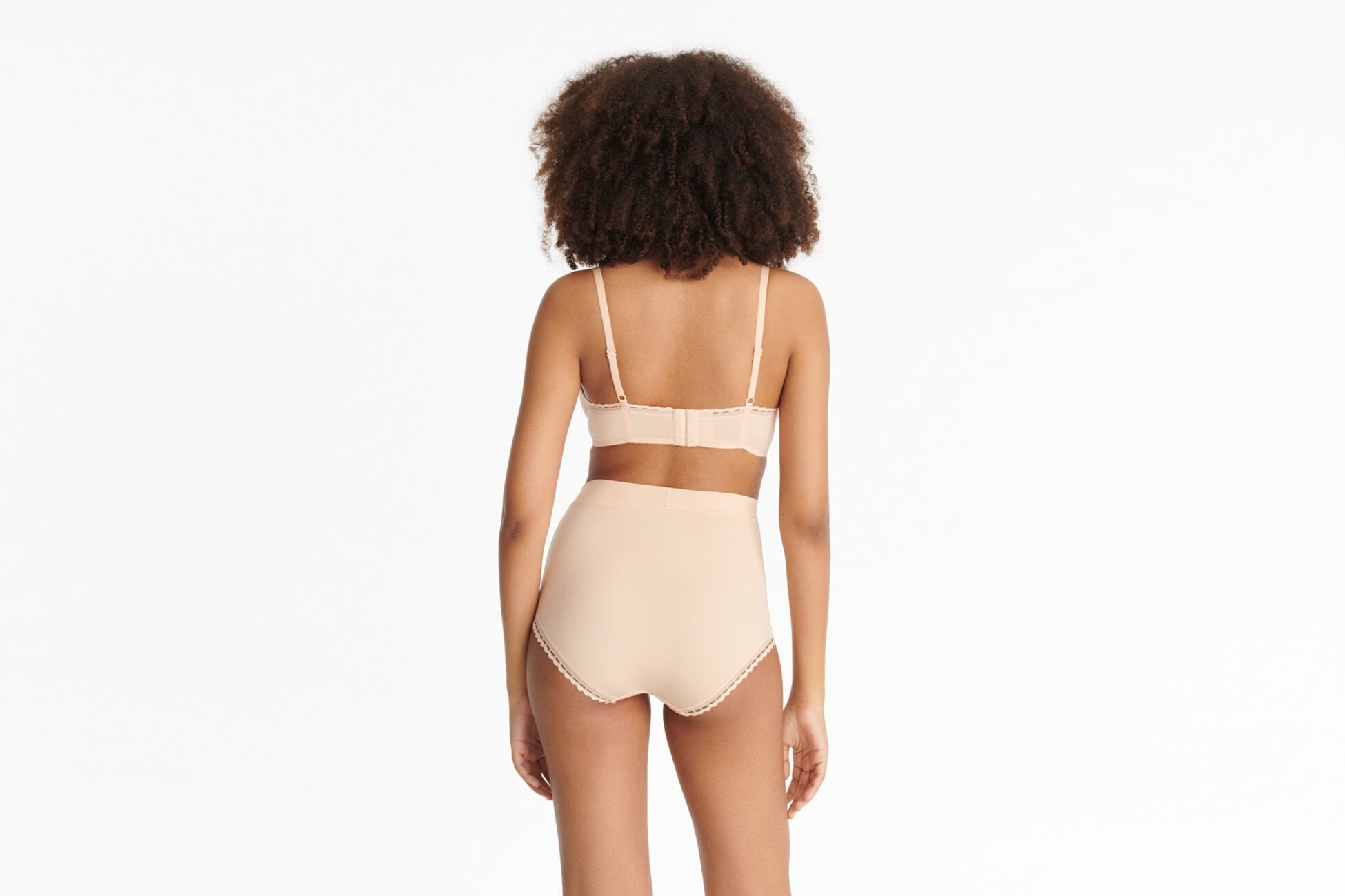 Tempo Culotte taille haute ECUME ROSE