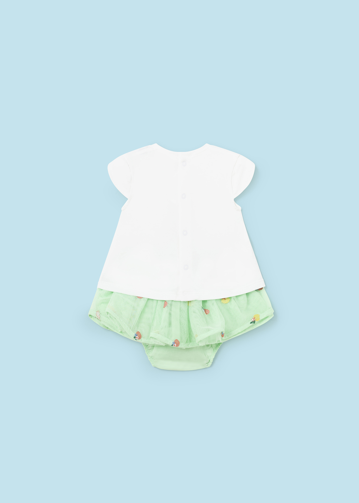 Conjunto de duas peças, saia de tule, recém-nascido, bebê rosa