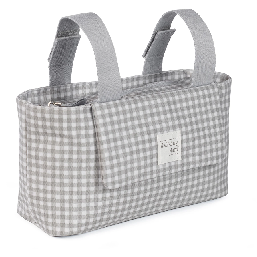 Walking Mum Organisationstasche I Love Vichy grau