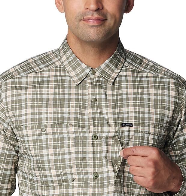 COLUMBIA - CHEMISE SILVER RIDGE UTILITY LITE PLAID LS M