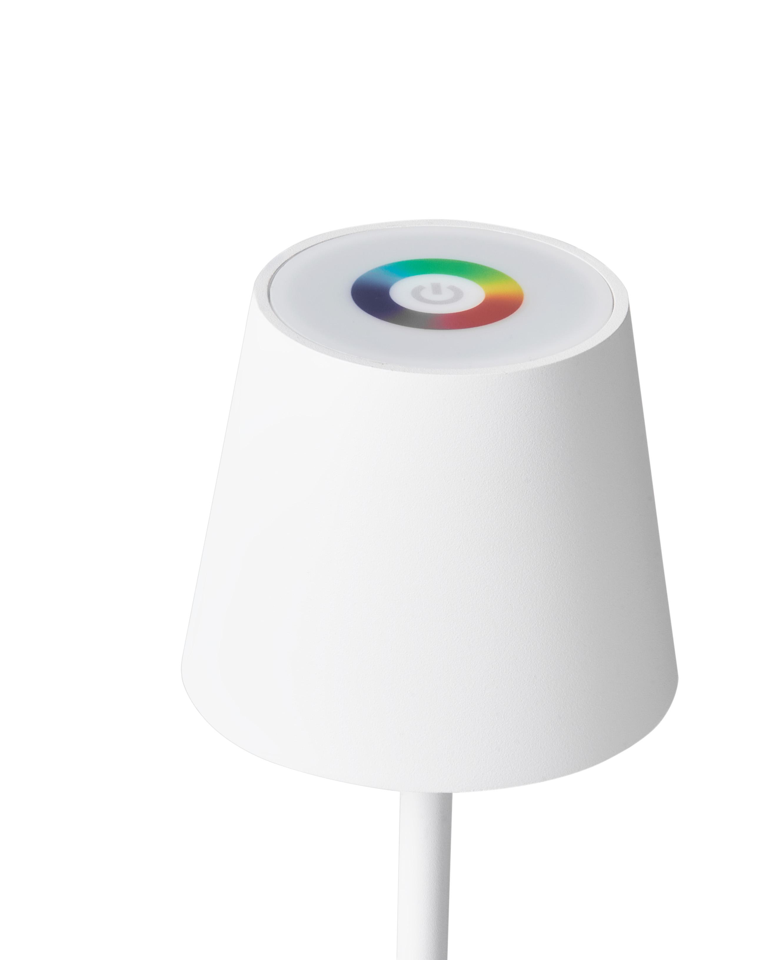 LED draadloze tafellamp VALIRA Metaal Wit