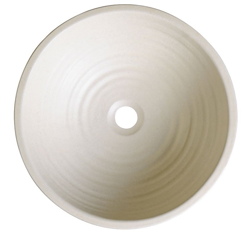 Sapho Attila keramische design waskom 42.5cm ivoor wit