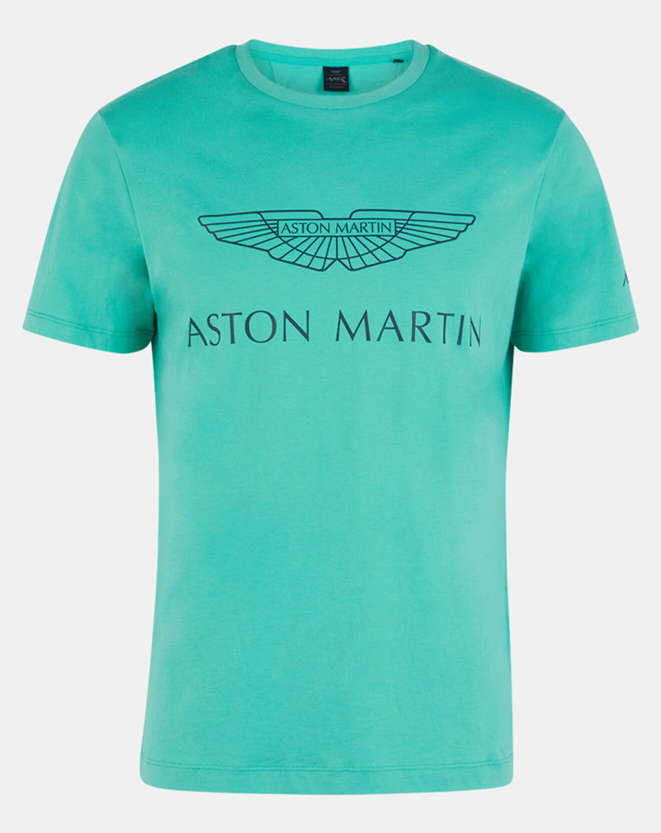 Hackett London T-Shirt Logo Aston Martin Racing turquoise