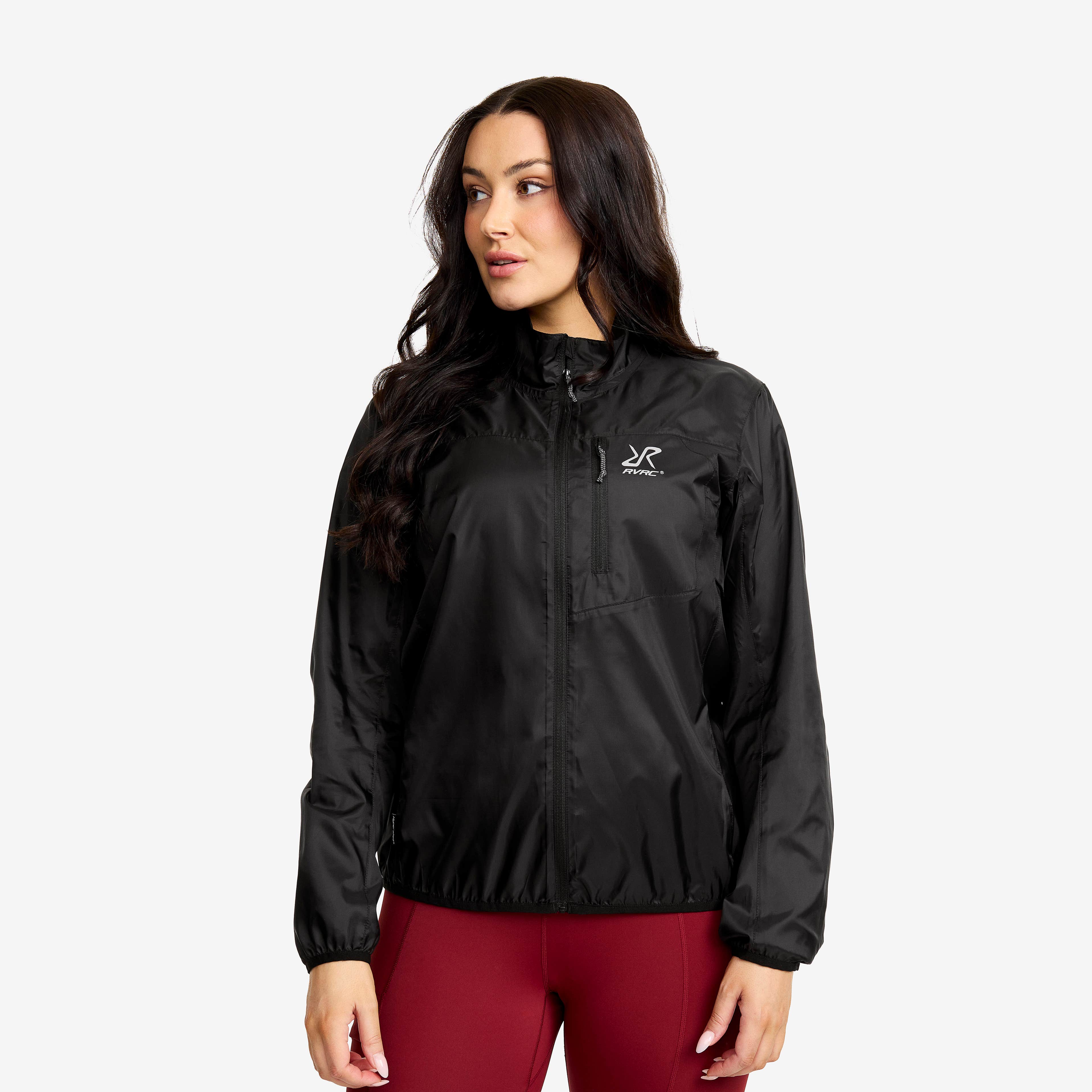 Unit Light Windbreaker Dame Black