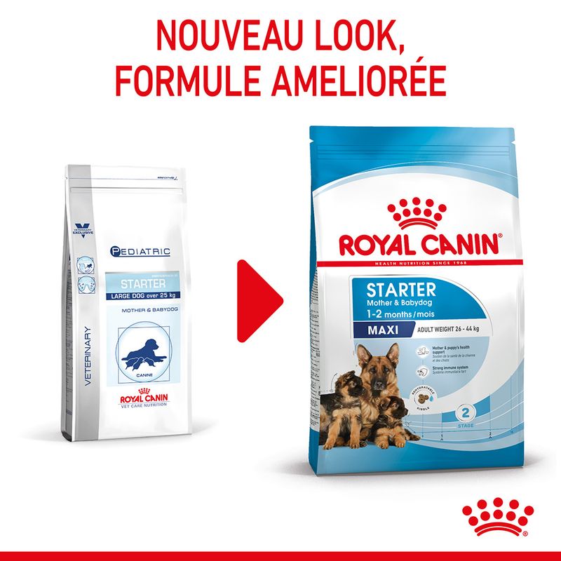 Royal Canin Maxi Starter Mother & Babydog à prix discount sur bitiba.fr