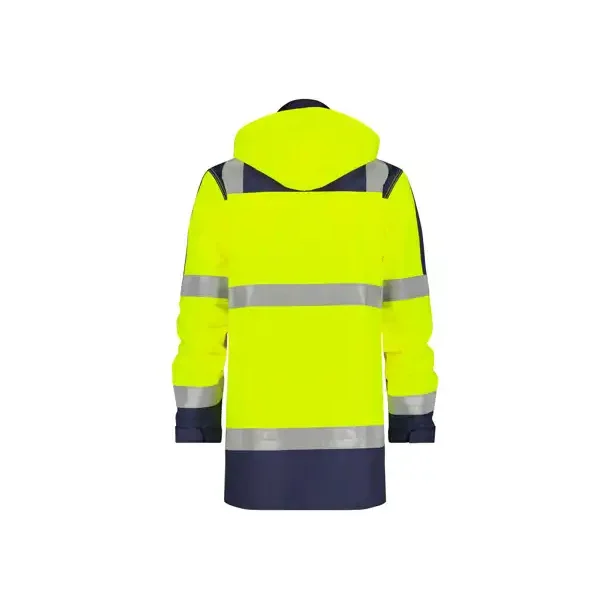 DASSY ® LIMASOL (500132) PARKA MED HØJ SYNLIGHED gul og blå