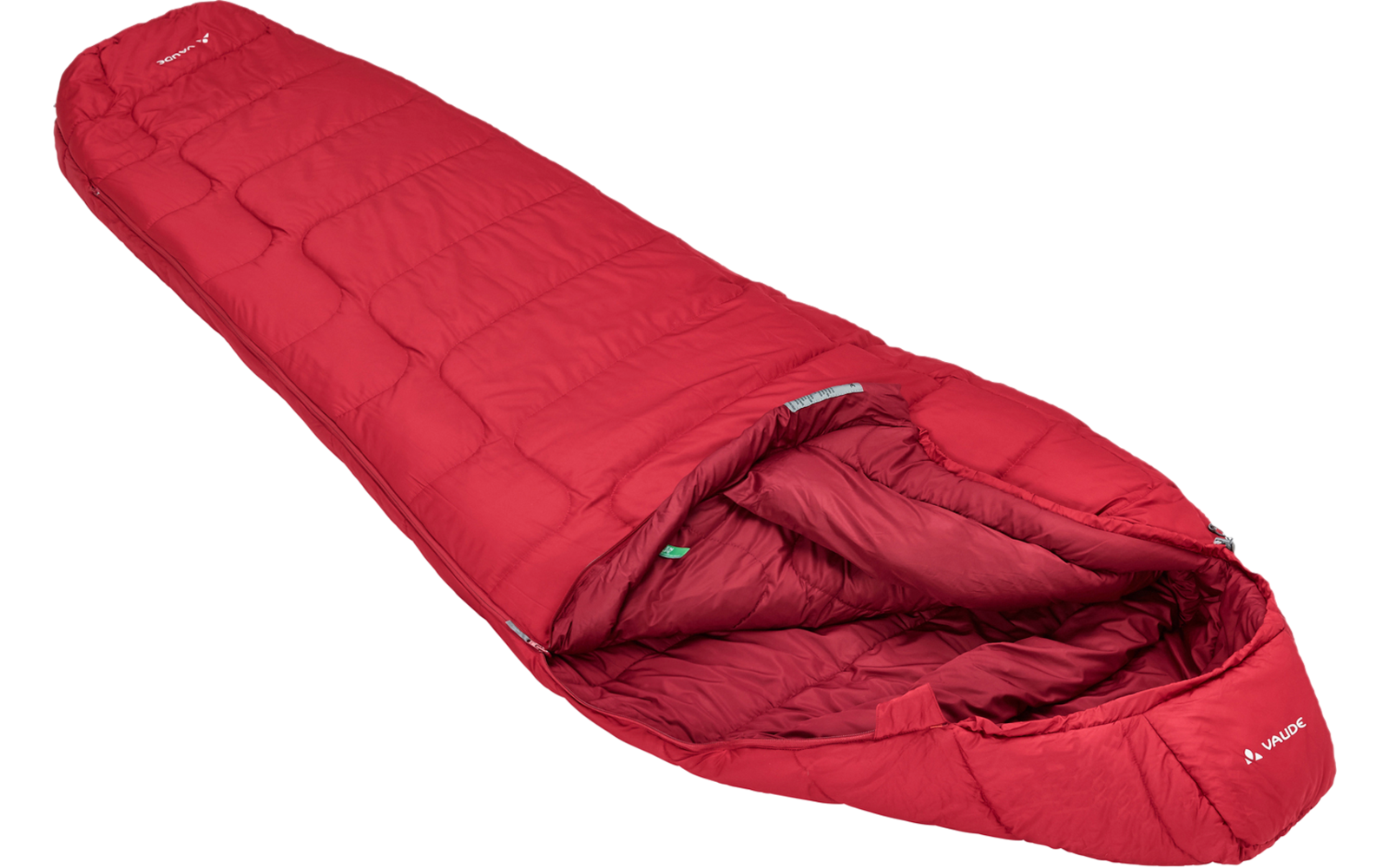 Vaude Sioux 400 S SYN Kunstfaserschlafsack 200 x 75 cm dark indian red