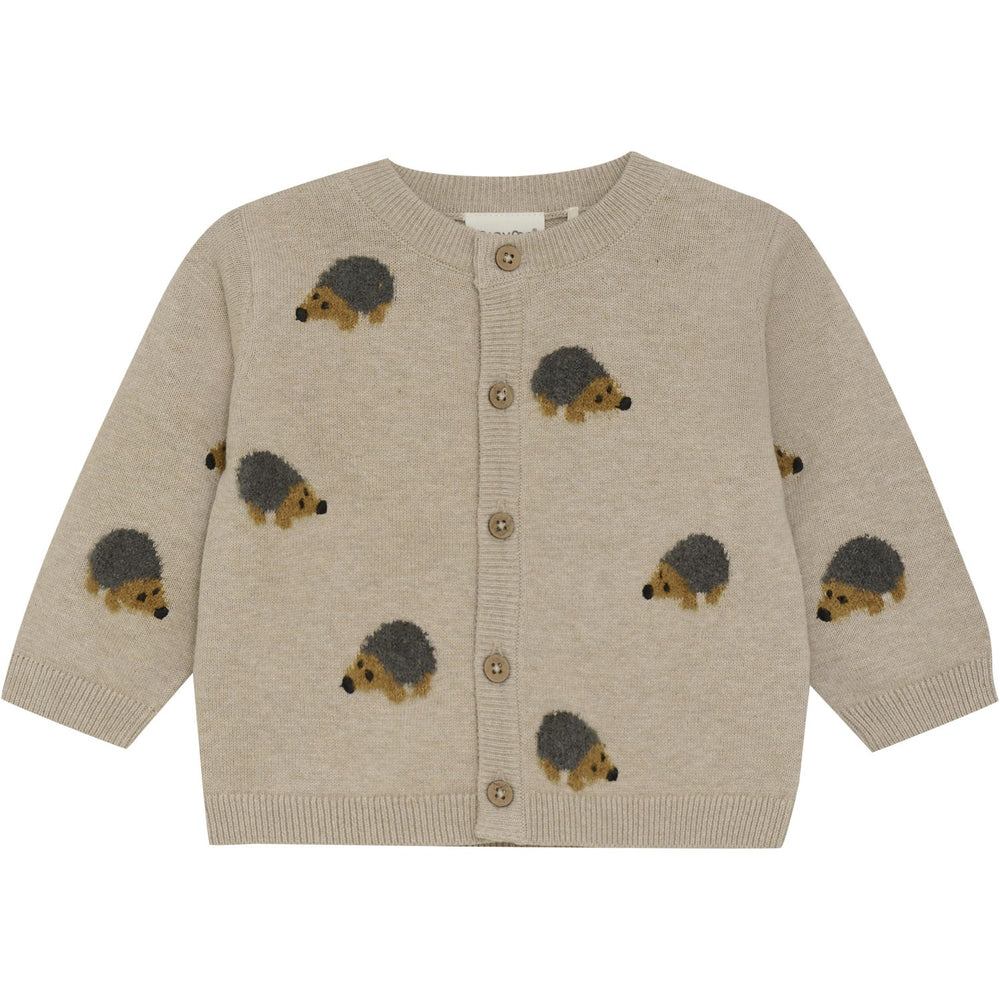 Køb Minymo Beige Melange Cardigan Strik
