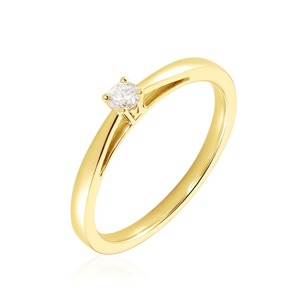Bague Soltaire Celina Or Jaune Diamant