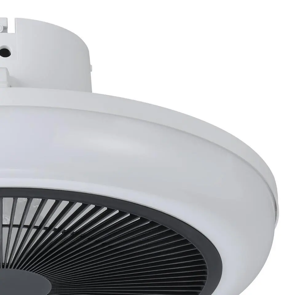 EGLO Sayulita Plafondlamp met ventilator - DC LED-CCT - Wit/Zwart