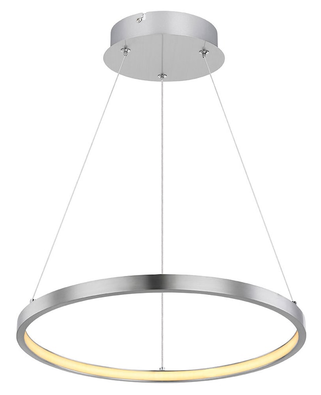 Ralph Pendellampe silberfarben, goldfarben, D/H: 38,5 x 120 cm, Metall, Kunststoff