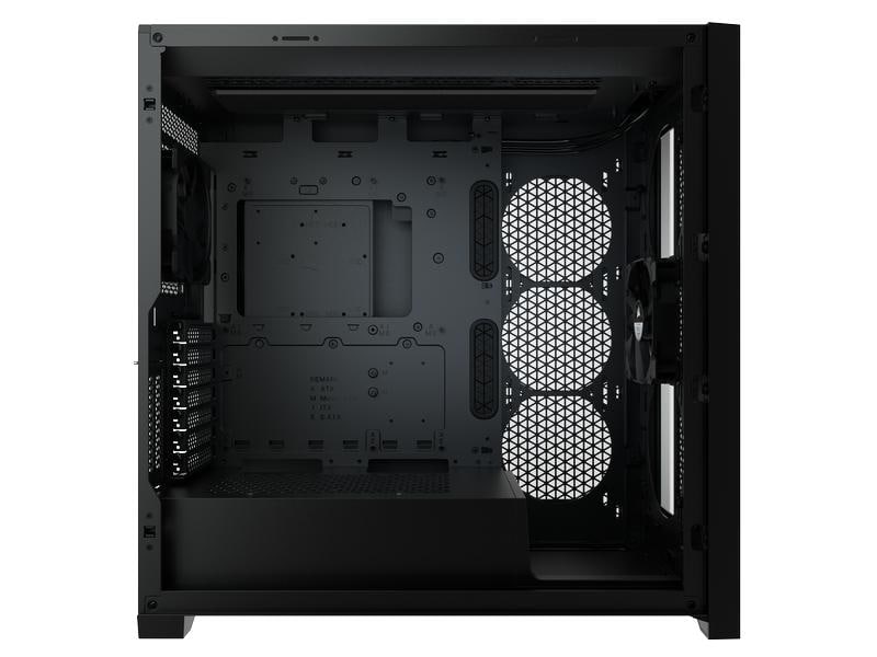 Corsair PC-Gehäuse Midi Tower 5000D Airflow TG Schwarz Corsair Midi Tower 5000D Airflow TG PC-Gehäuse