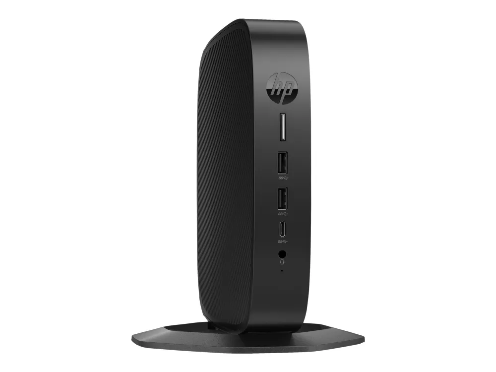 HP Elite t655 - Tynd klient - SFF 1 x Ryzen Embedded R2314 / op til 3.5 GHz - RAM 8 GB - flash 32 GB - eMMC - Radeon Graphics - Gigabit Ethernet, Bluetooth 5.2, IEEE 802.11ax (Wi-Fi 6) - IGEL OS - skærm: ingen - tastatur: Pan Nordic - med HP 3 års Of