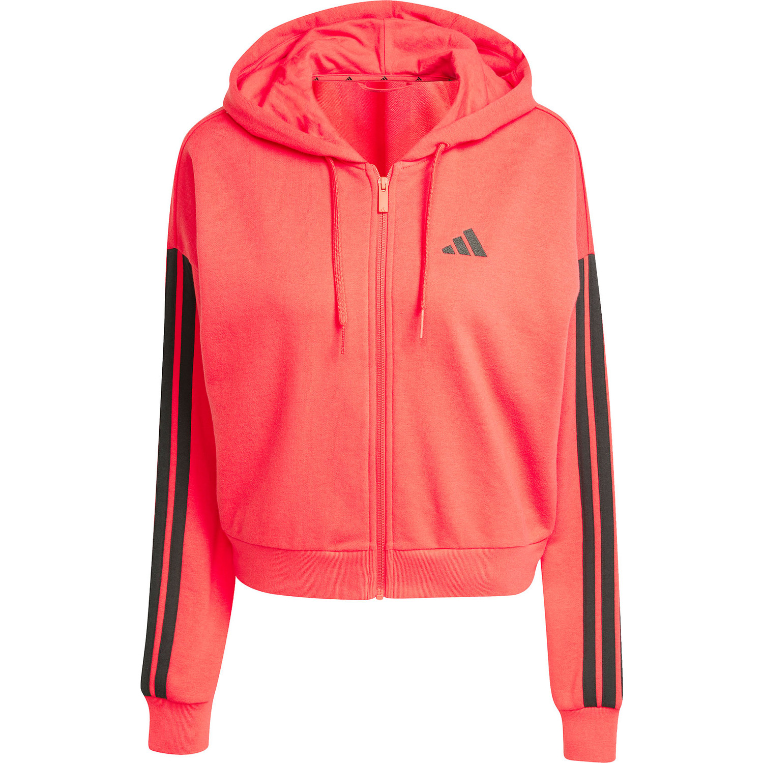 adidas 3 Stripes French Terry Full Zip Hoody