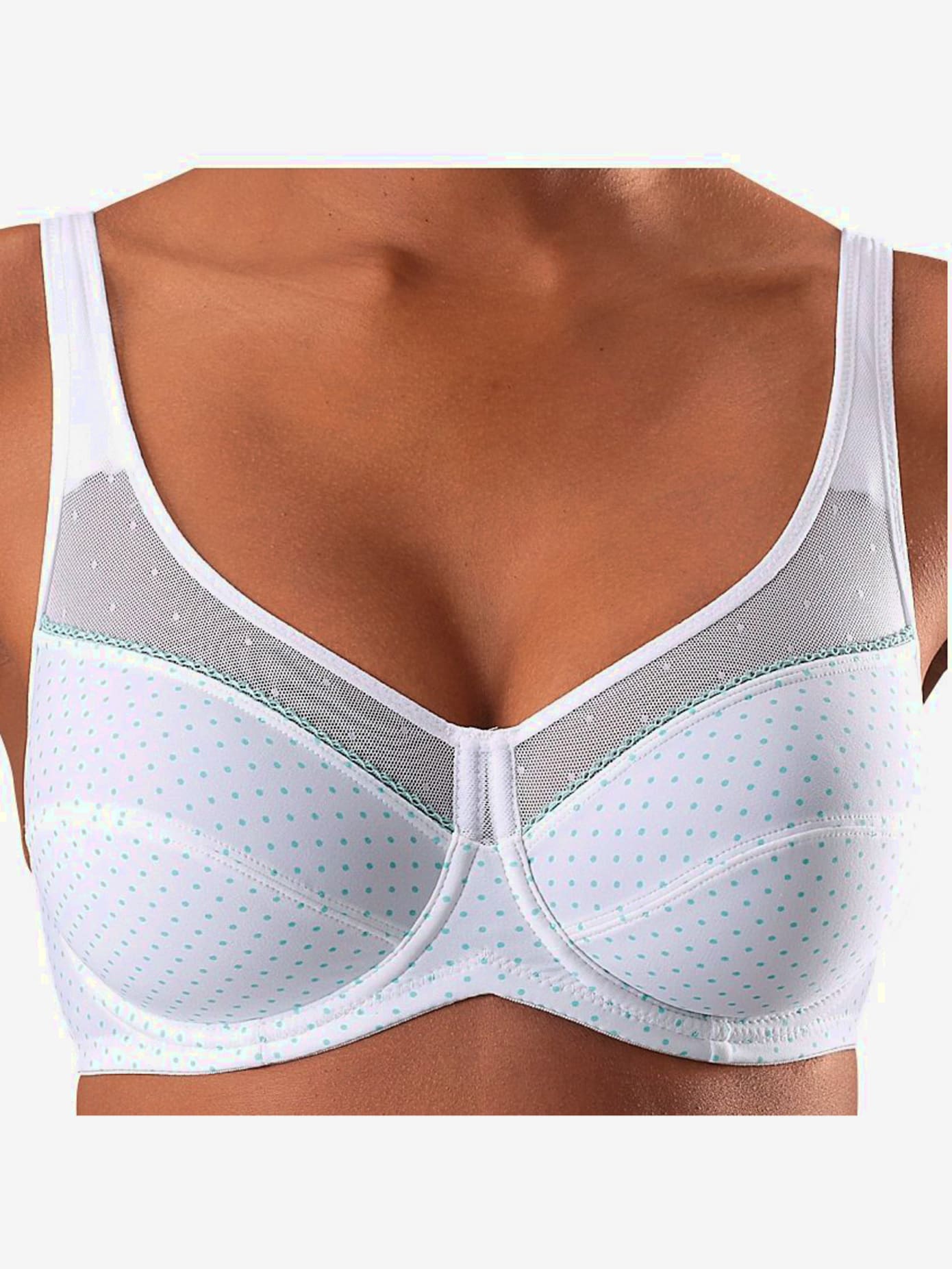 Soutien-gorge à armatures, résille