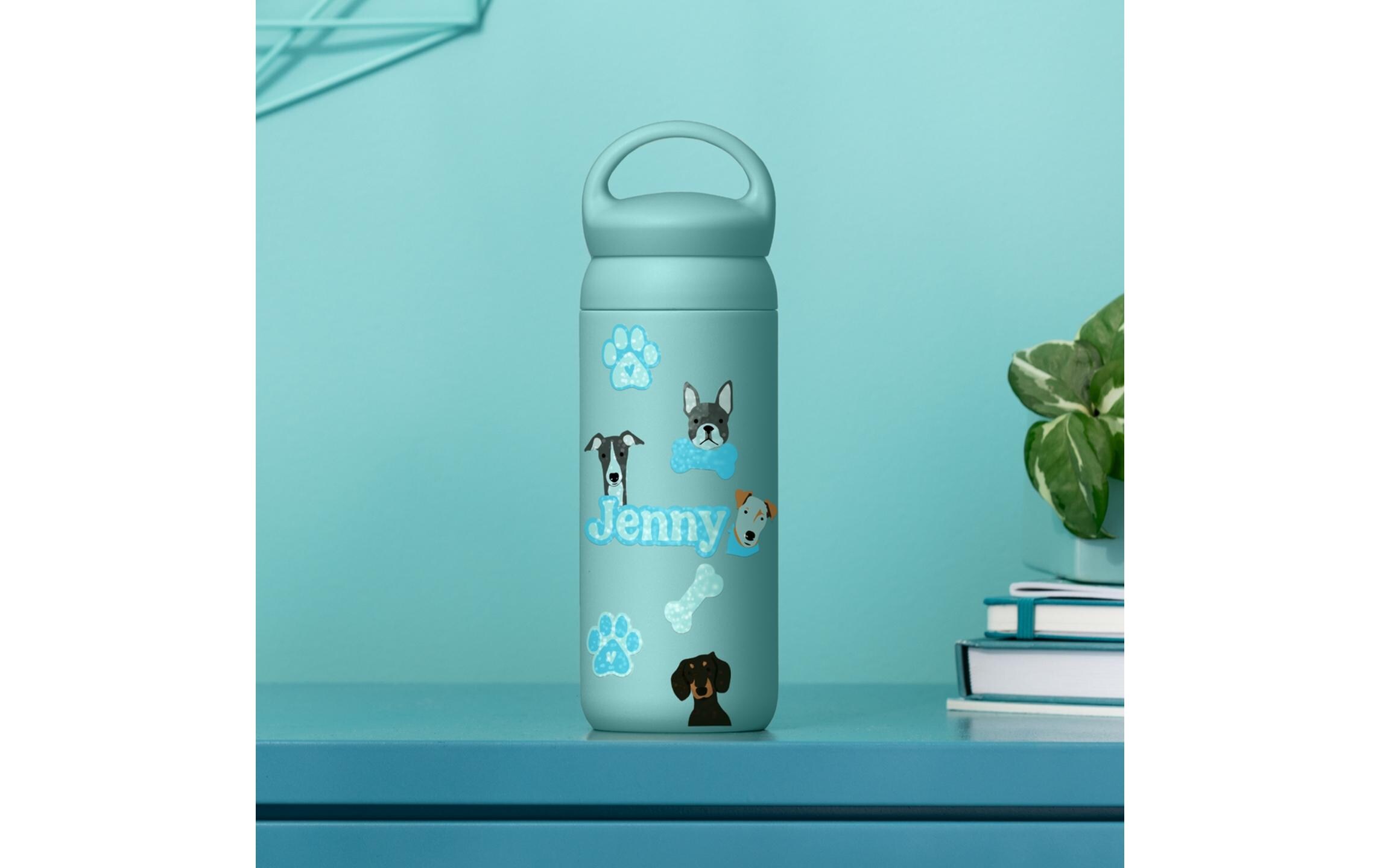Stickerpapier Joy Xtra A4, 5 Bogen, Transparent HoloBedruckbares, wasserfestes Aufkleberset