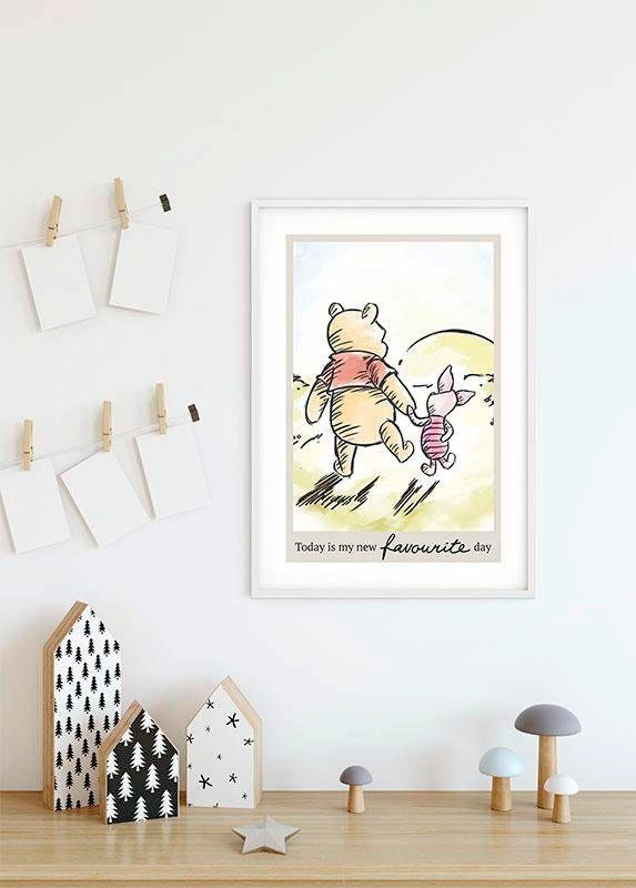 Komar Bild »Winnie the Pooh Today« Disney 1 Stk. tlg. Wandbild zur Dekoration im Kinderzimmer - ohne Rahmen