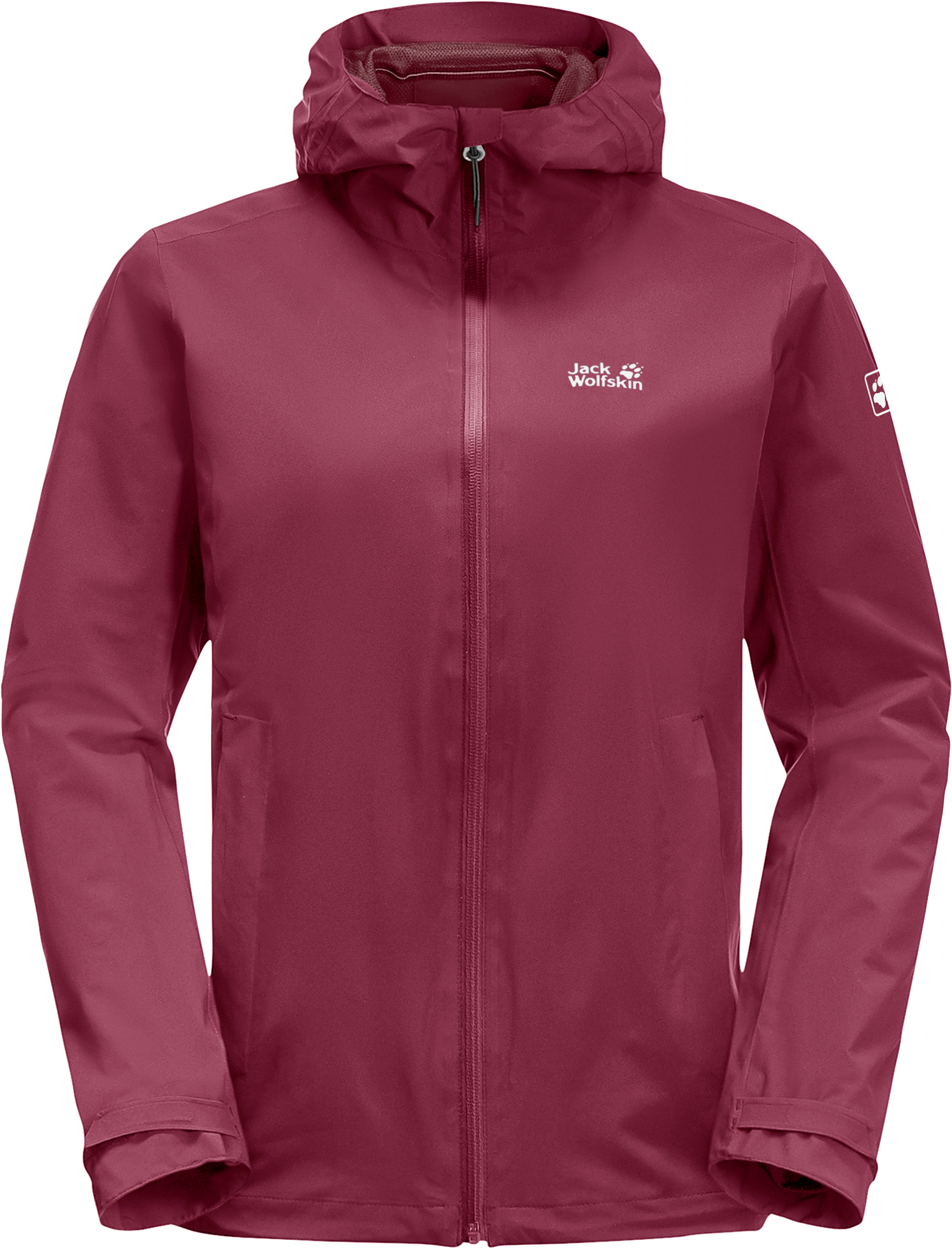 Jack Wolfskin Pack & Go Shell Damenjacke sangria red