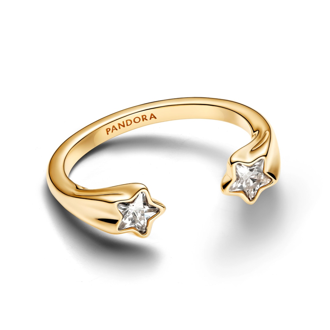 Pandora Gold Moments Sternschnuppen Offener Ring