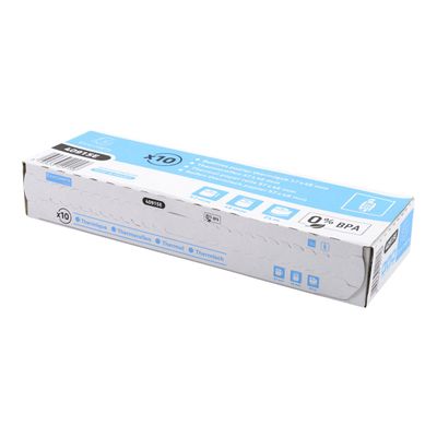 Exacompta - 10 Bobines thermiques - rouleaux TPE - 57 x 46 x 12 mm - sans Bisphénol A