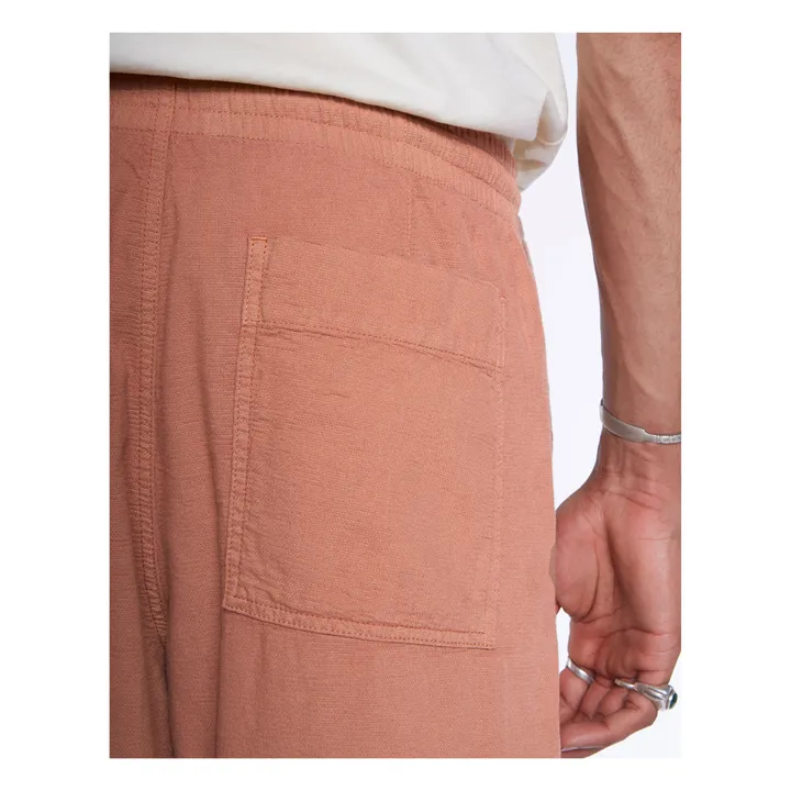 Olow Pantalon Hatha Coton Bio | Abricot