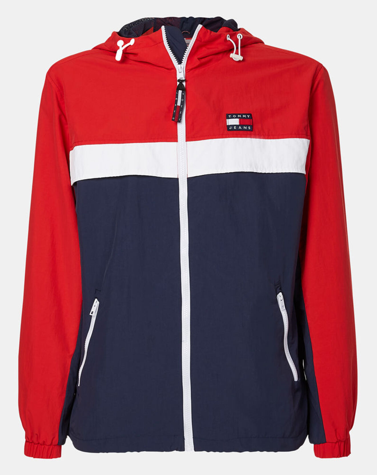 Tommy Jeans Blouson Chicago Colorblock bleu/blanc/rouge