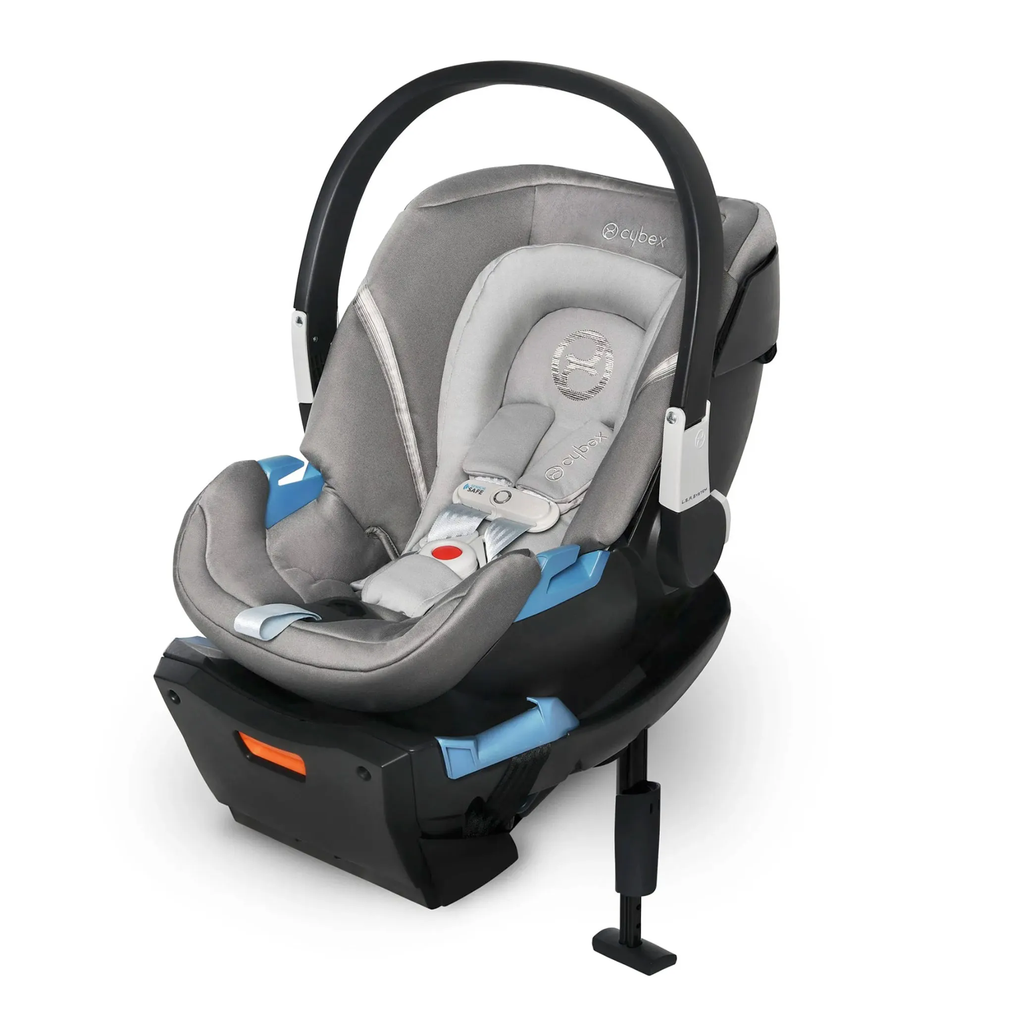Cybex Poussette Eos + Siège d'Auto Cybex Aton2 avec Sensorsafe - Gris Manhattan