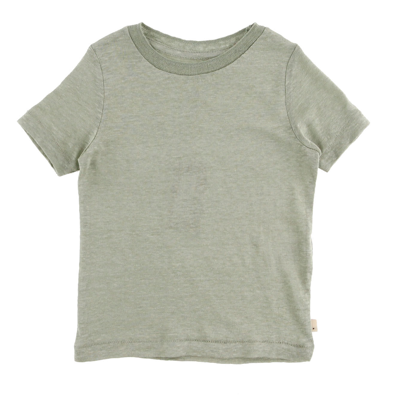 Bellerose T-Shirt 100% Lin Mogo vert thym