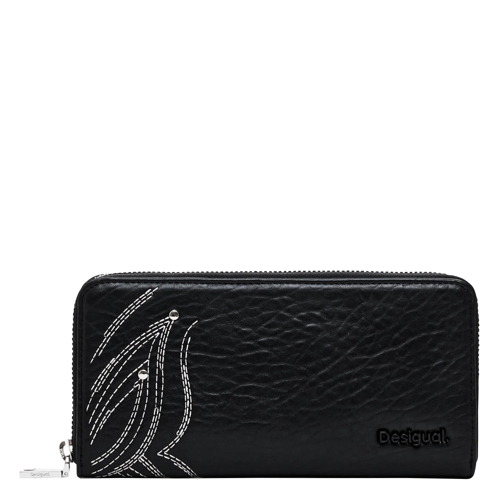 Portefeuille effet cuir | Noir